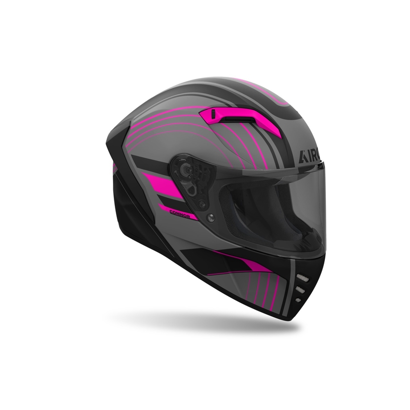 Zintegrowany kask motocyklowy Airoh CONNOR Achieve w kolorze matowego różu