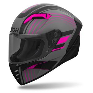 Zintegrowany kask motocyklowy Airoh CONNOR Achieve w kolorze matowego różu