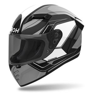 Zintegrowany kask motocyklowy Airoh CONNOR Dunk w kolorze czarnym błyszczącym