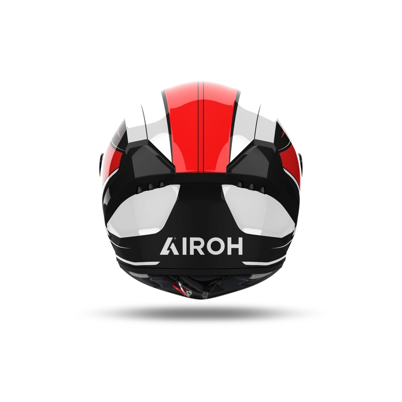 Zintegrowany kask motocyklowy Airoh CONNOR Dunk błyszczący czerwony
