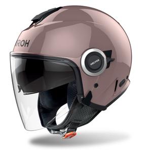 Kask motocyklowy otwarty Airoh HELYOS Kolor metaliczny róż