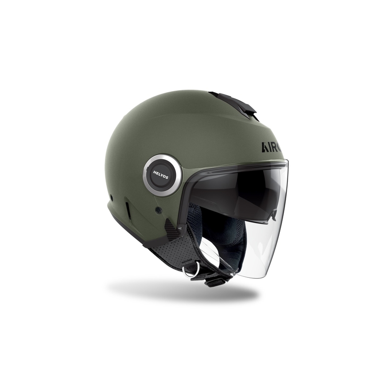 Kask motocyklowy otwarty Airoh HELYOS Kolor zielony matowy
