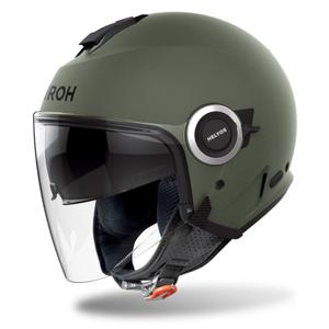 Kask motocyklowy otwarty Airoh HELYOS Kolor zielony matowy