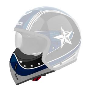 Osłona podbródka do hełmów Airoh J110 Command w kolorze niebieskim połyskiem