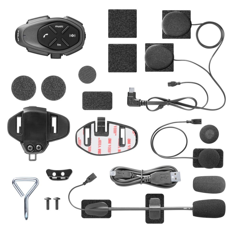 Interkom Bluetooth Interphone CellularLine TOUR HD Twin Pack 2 szt.