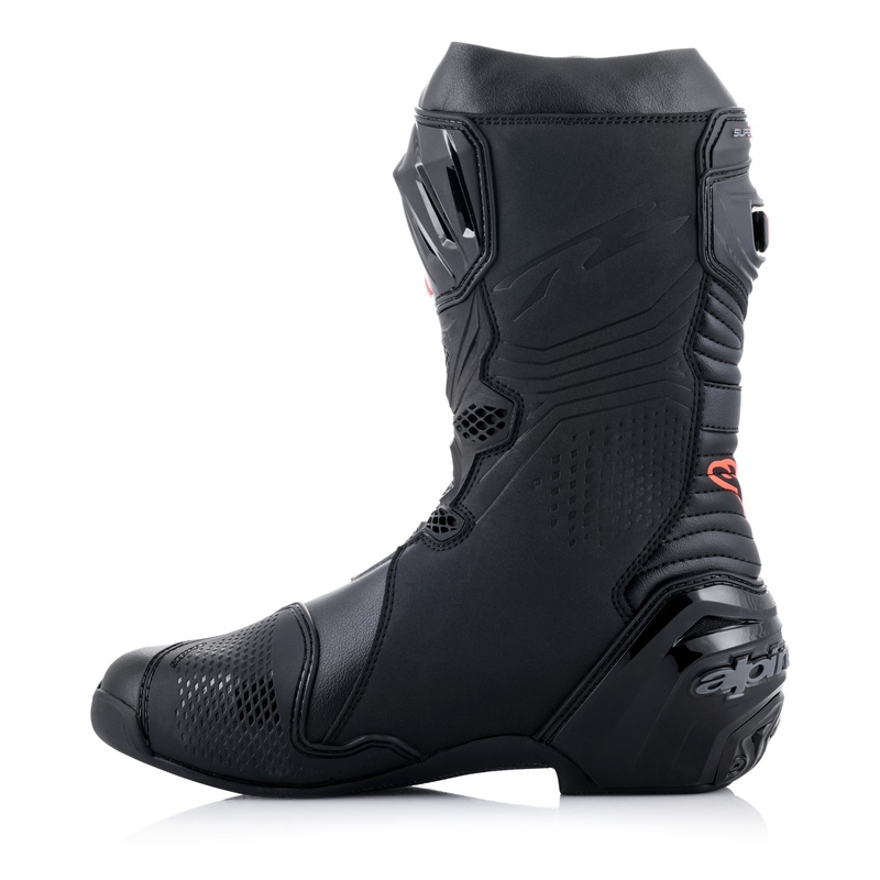 Buty motocyklowe Alpinestars Supertech R czarno-biało-fluo czerwono-fluo żółte