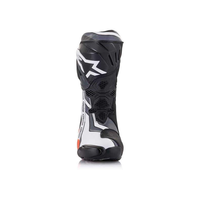 Buty motocyklowe Alpinestars Supertech R czarno-fluo czerwono-biało-szare