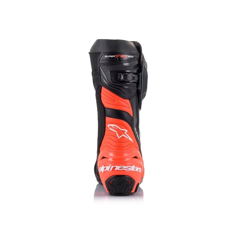 Buty motocyklowe Alpinestars Supertech R czarno-fluo czerwono-biało-szare