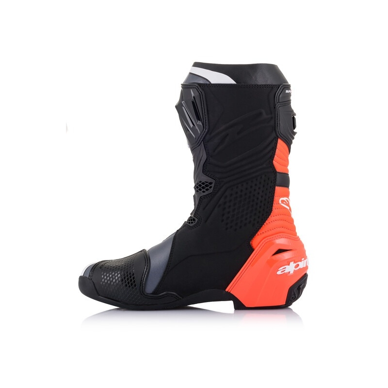 Buty motocyklowe Alpinestars Supertech R czarno-fluo czerwono-biało-szare