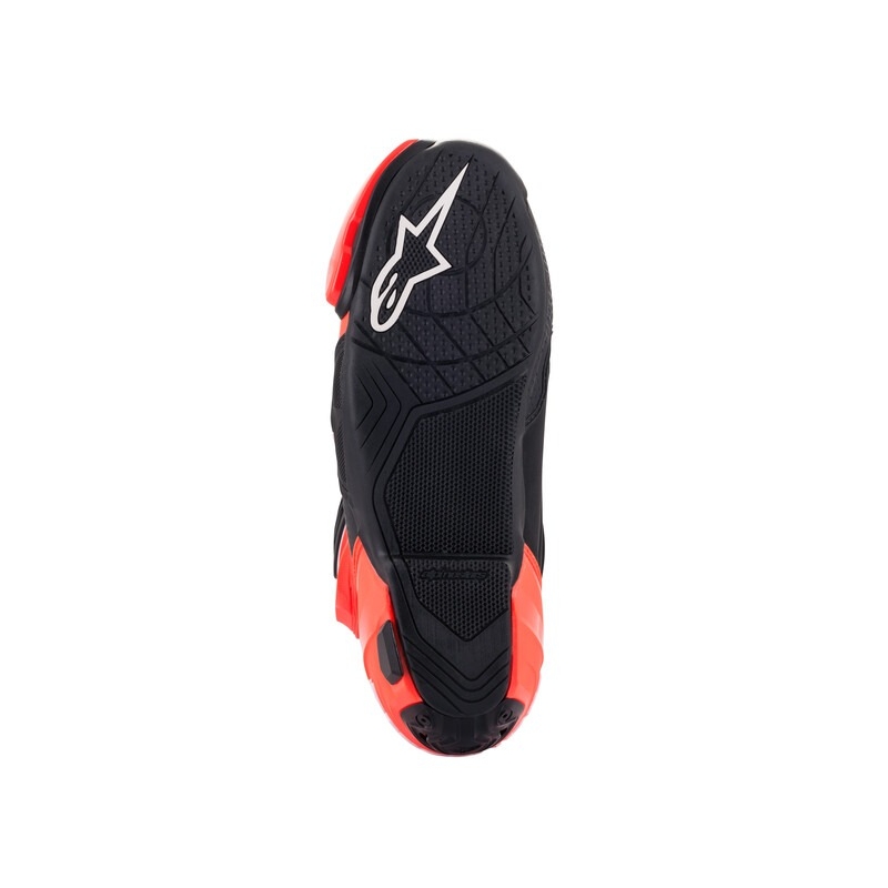 Buty motocyklowe Alpinestars Supertech R Wentylowane czarno-biało-fluoczerwone