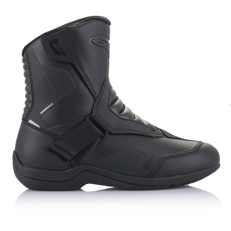 Wodoodporne buty motocyklowe Alpinestars Ridge w kolorze czarno-czarnym