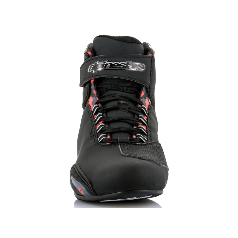 Alpinestars Sektor Wodoodporne buty motocyklowe czarno-czerwono-szare-kamuflaż