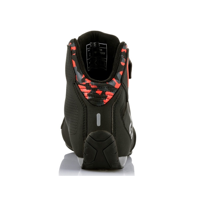 Alpinestars Sektor Wodoodporne buty motocyklowe czarno-czerwono-szare-kamuflaż