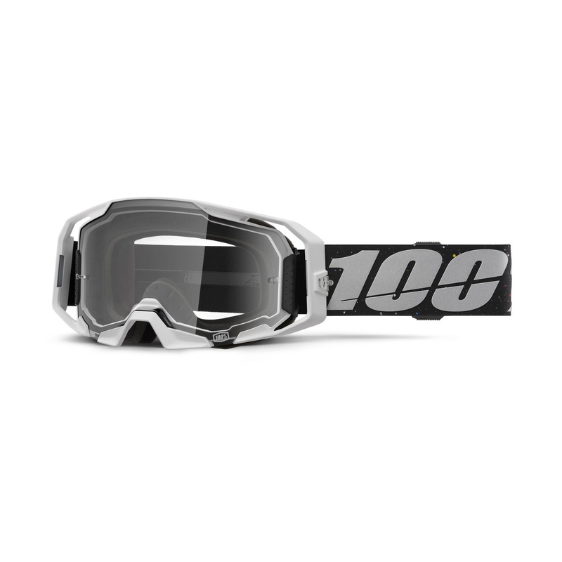 Gogle motocrossowe 100% ARmatic Rapidracer z przezroczystą plexi