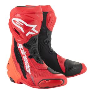Alpinestars Supertech R Wentylowane buty motocyklowe w kolorze czerwono-czerwonym