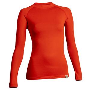 Damska koszulka termoaktywna nanosilver® Raglan czerwona - długi rękaw