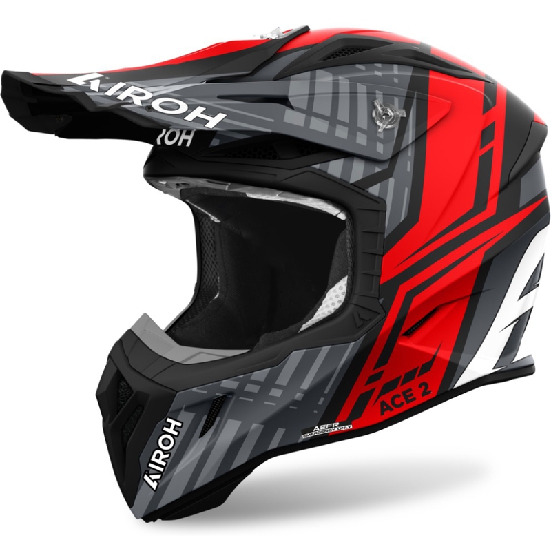 Kask motocrossowy Airoh Aviator Ace 2 Proud matowoczerwony