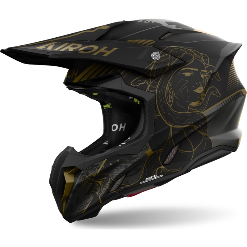 Kask motocrossowy Airoh Twist 3 Titan 2024 matowy