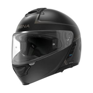 Kask motocyklowy składany SENA ze słuchawkami Mesh Impulse w kolorze czarnym matowym