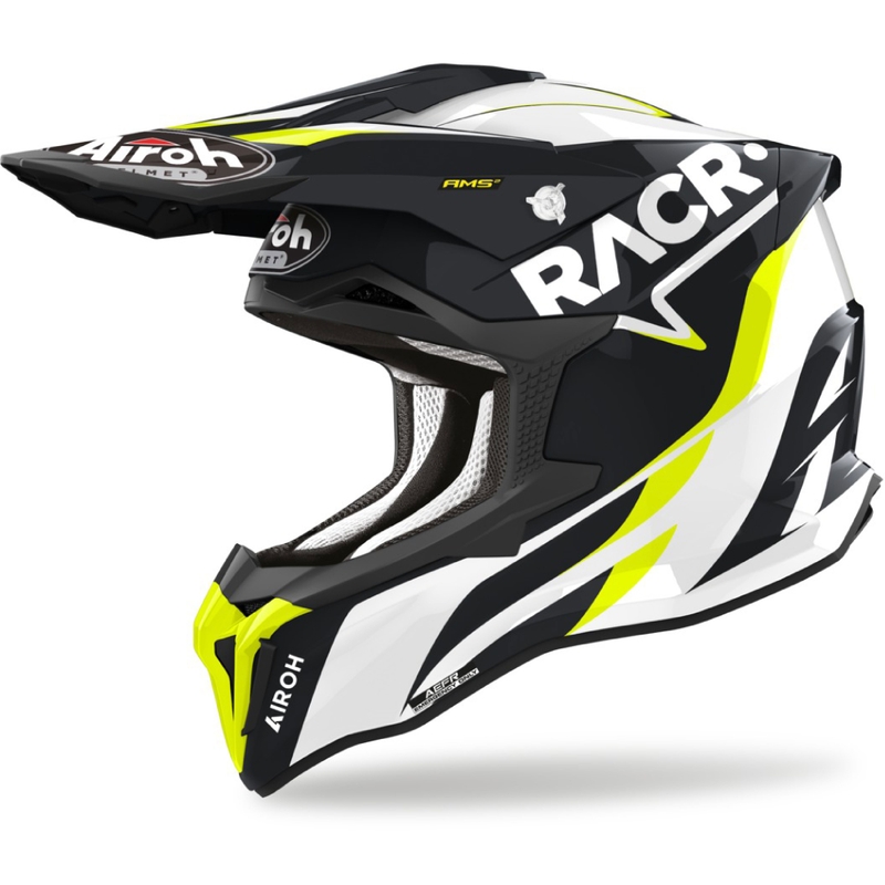 Kask motocrossowy Airoh Strycker Racr 2024 błyszczący wyprzedaż