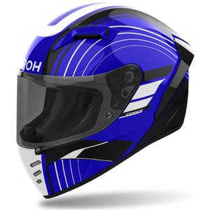 Zintegrowany kask motocyklowy Airoh CONNOR Osiągnij błyszczący niebieski