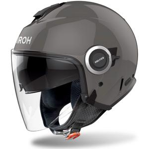 Kask motocyklowy otwarty Airoh HELYOS Kolor błyszczący ciemnoszary