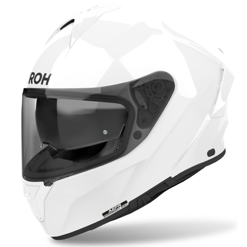 Zintegrowany kask motocyklowy Airoh SPARK 2 Kolor biały błyszczący