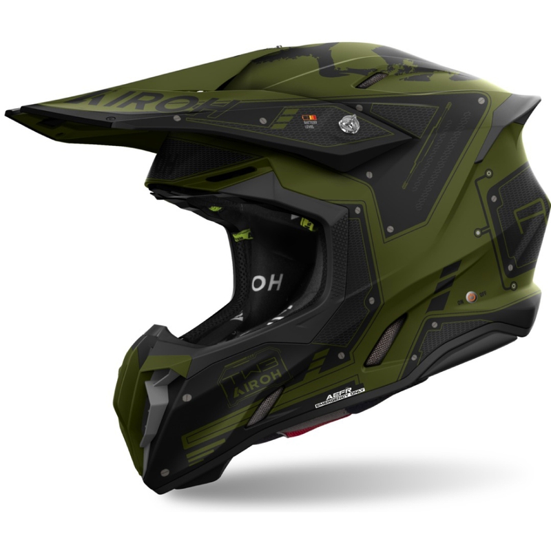 Kask motocrossowy Airoh Twist 3 Military matowy