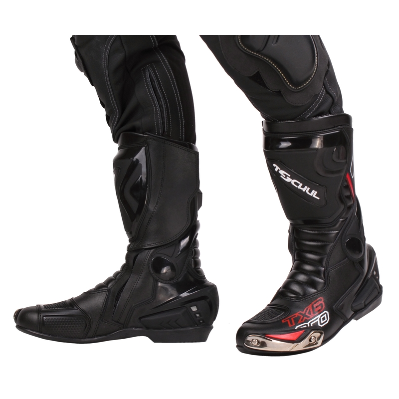 Buty motocyklowe Tschul TX6-Pro czarne wyprzedaż