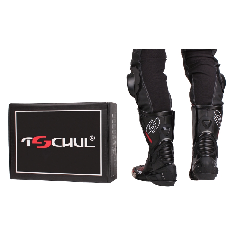 Buty motocyklowe Tschul TX6-Pro czarne wyprzedaż