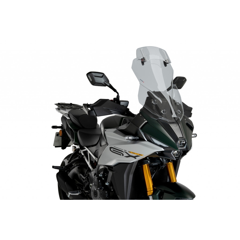Windscreen PUIG TOURING WITH VISOR smoke