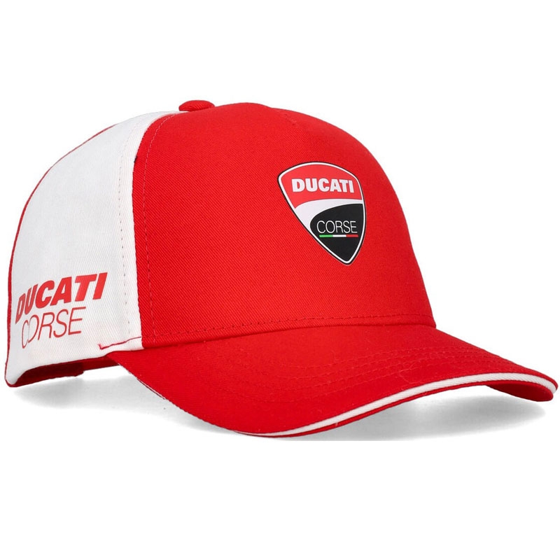 Dziecięca czapka typu snapback Ducati w kolorze czerwono-białym