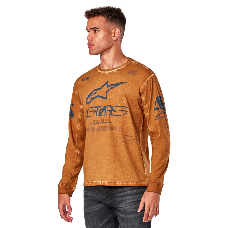 Koszulka Alpinestars Nook Knit z długim rękawem, czerwona