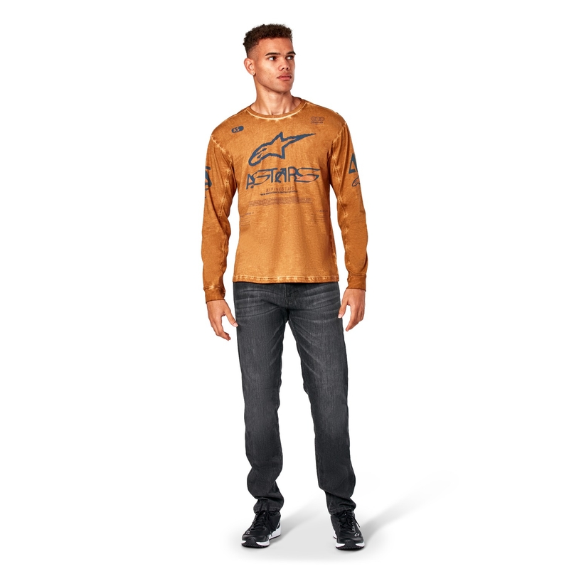 Koszulka Alpinestars Nook Knit z długim rękawem, czerwona