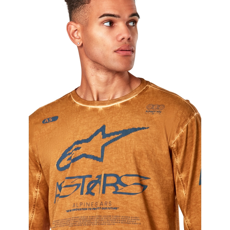 Koszulka Alpinestars Nook Knit z długim rękawem, czerwona