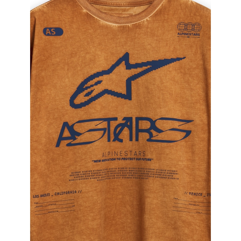 Koszulka Alpinestars Nook Knit z długim rękawem, czerwona