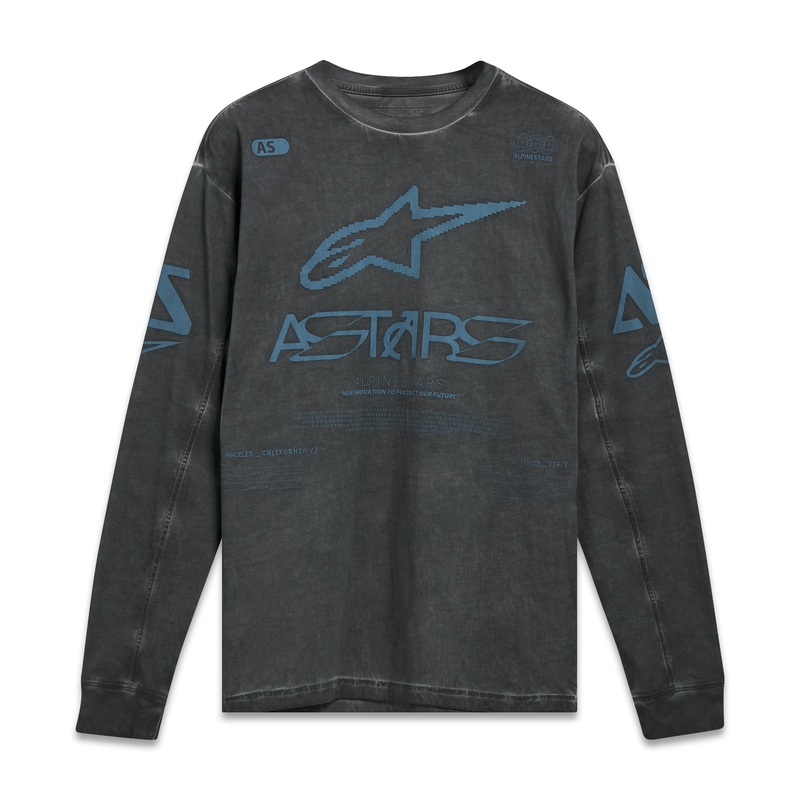 Koszulka Alpinestars Nook Knit z długim rękawem, ciemnoszara