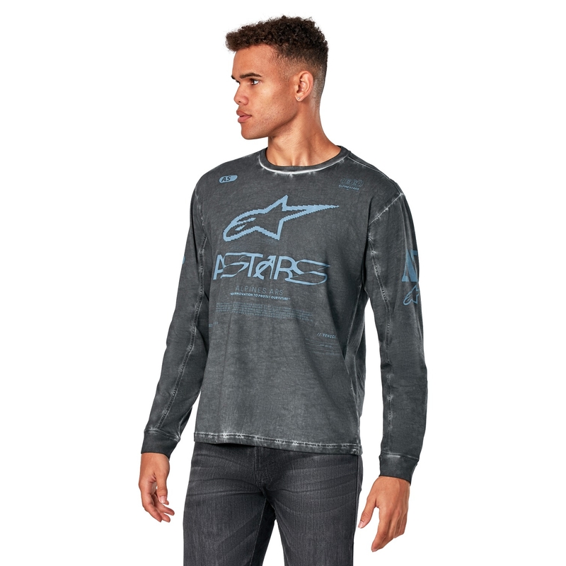 Koszulka Alpinestars Nook Knit z długim rękawem, ciemnoszara