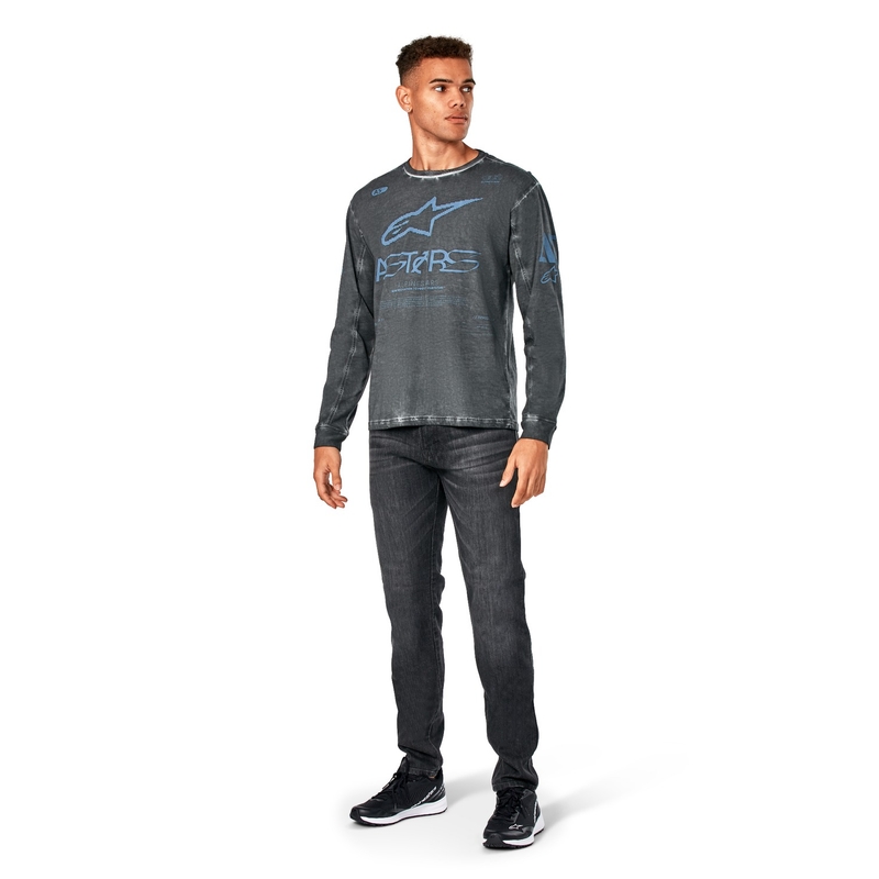 Koszulka Alpinestars Nook Knit z długim rękawem, ciemnoszara