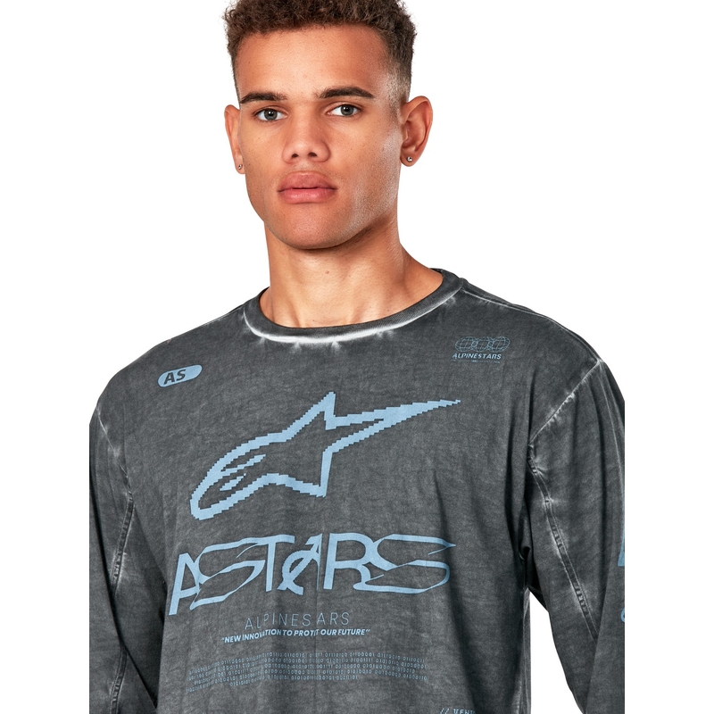 Koszulka Alpinestars Nook Knit z długim rękawem, ciemnoszara