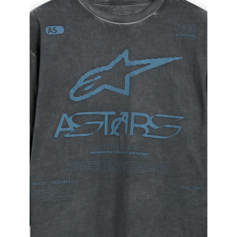 Koszulka Alpinestars Nook Knit z długim rękawem, ciemnoszara