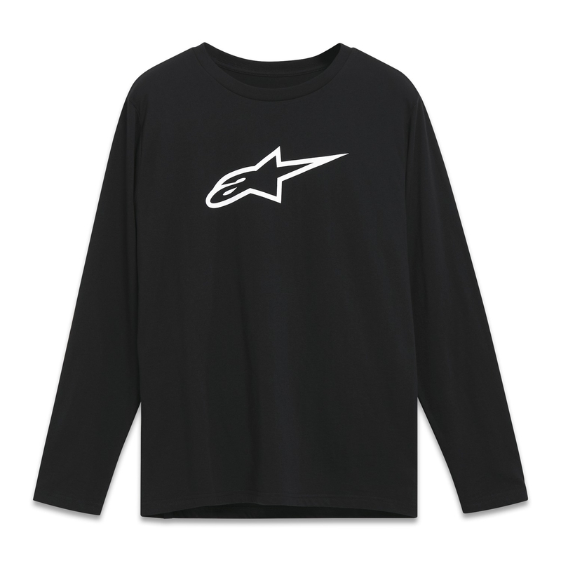 Czarny T-shirt z długim rękawem Alpinestars Backhand CSF