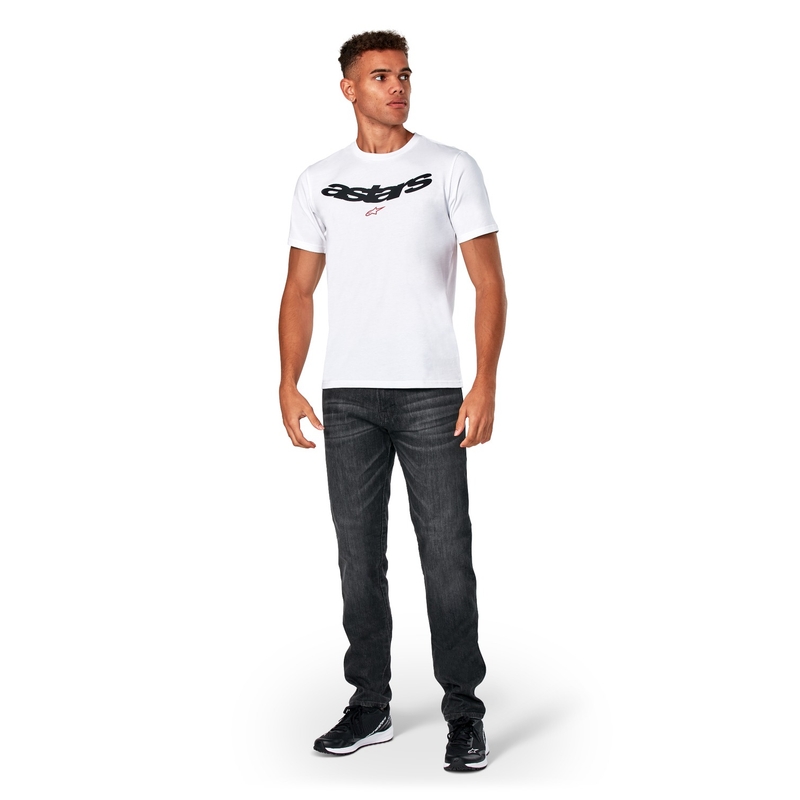 Biała koszulka Alpinestars Elliptic CSF