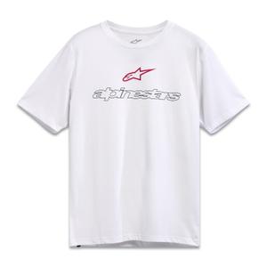 Biała koszulka Alpinestars Linear Trace CSF