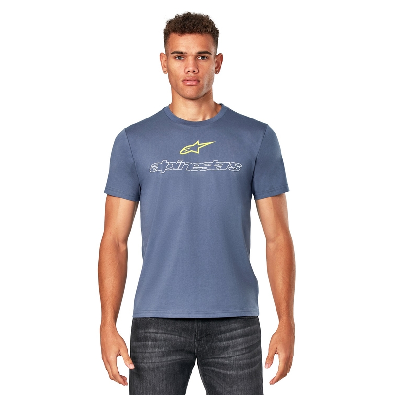 Koszulka Alpinestars Linear Trace CSF w kolorze niebieskim