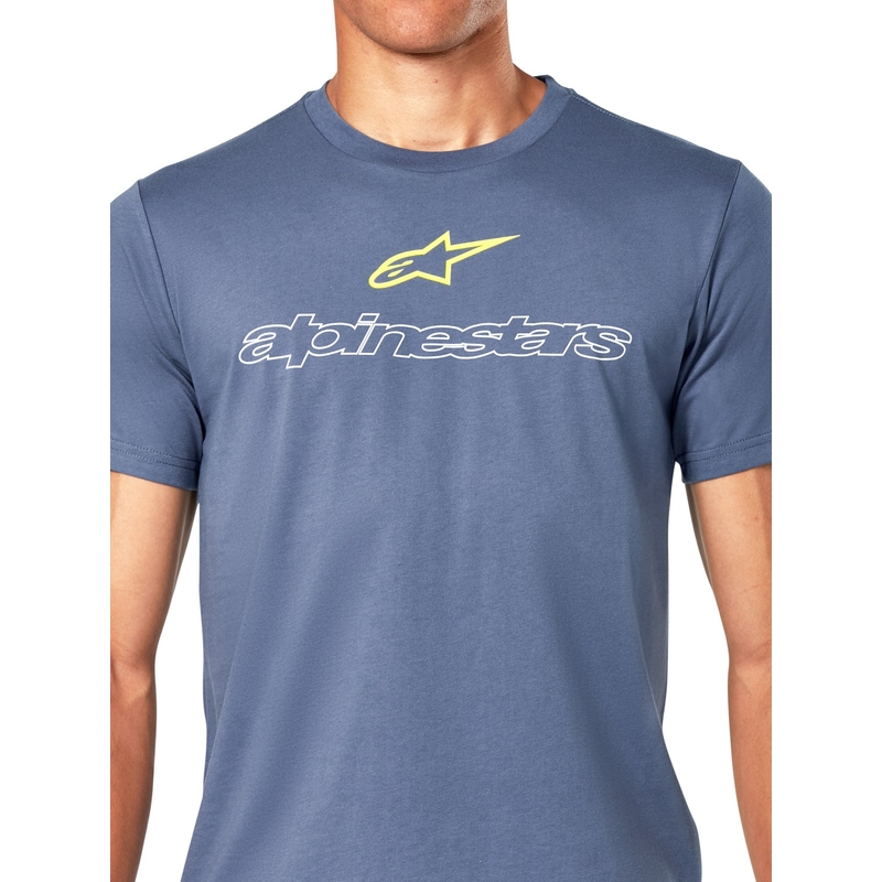 Koszulka Alpinestars Linear Trace CSF w kolorze niebieskim