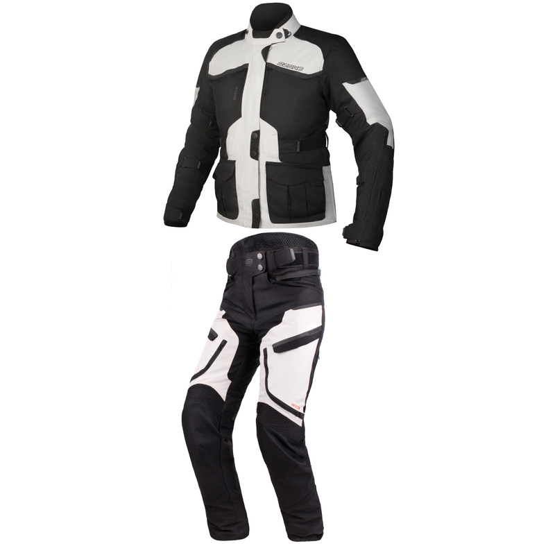 Damski kombinezon motocyklowy Ozone Explorer II szaro-czarny wyprzedaż