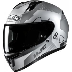 Kask motocyklowy integralny HJC C10 Aspa MC5SF w kolorze szaro-srebrno-czarnym