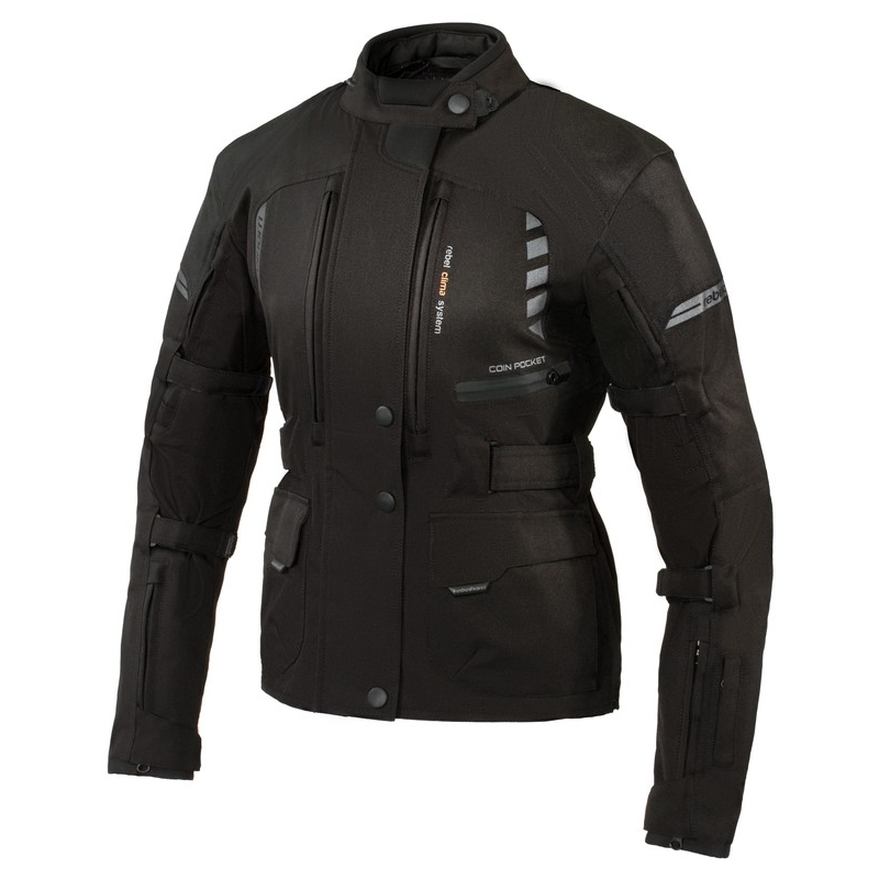 Damska kurtka motocyklowa Rebelhorn Hiker II czarna