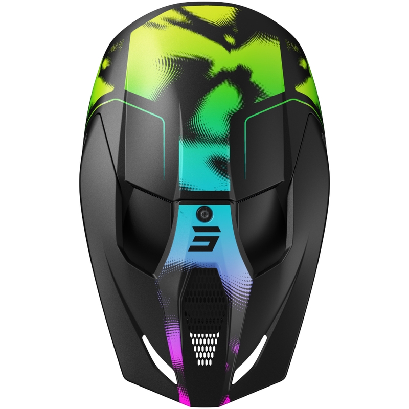 Kask motocrossowy Shot Race Nitro matowy czarny